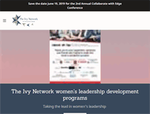 Tablet Screenshot of ivy-network.com